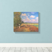 Champ de Coquelicots - Claude Monet - c1875 Leinwanddruck (Insitu (Holzboden))