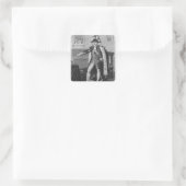 Champ de Mai oder Kaiser Napoleon I Quadratischer Aufkleber (Tasche)