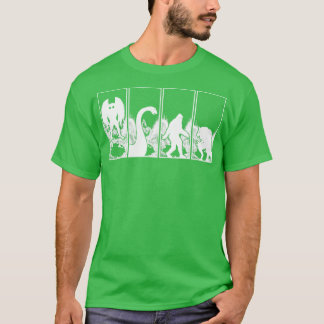 Champ Dogman und Mothman Kryptozoologie T-Shirt
