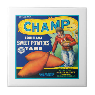 Champ Fruchtkistenetikett Fliese