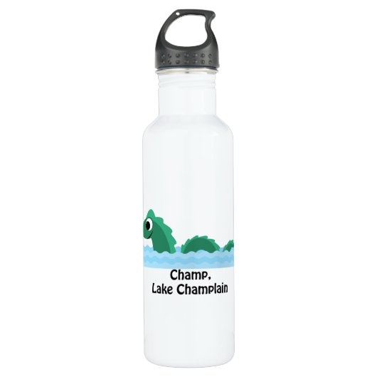 Champ, Lake Champlain Edelstahlflasche (Vorderseite)