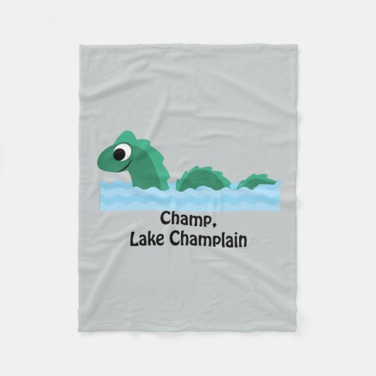 Champ, Lake Champlain Fleecedecke (Vorderseite)