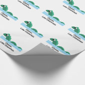 Champ, Lake Champlain Geschenkpapier (Ecke)