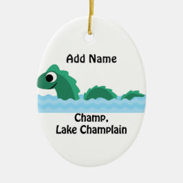 Champ, Lake Champlain Keramik Ornament