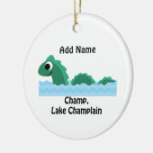 Champ, Lake Champlain Keramik Ornament (Links)