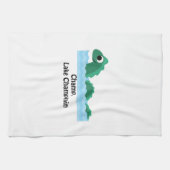 Champ, Lake Champlain Küchentuch (Horizontal)