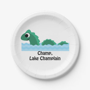 Champ, Lake Champlain Pappteller