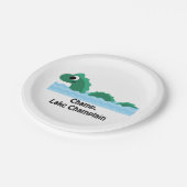 Champ, Lake Champlain Pappteller (Schrägansicht)