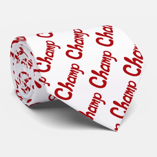Champ Muster Krawatte (Gerollt)