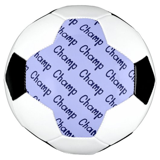 Champ Pattern - Blau Fußball (Gedreht)