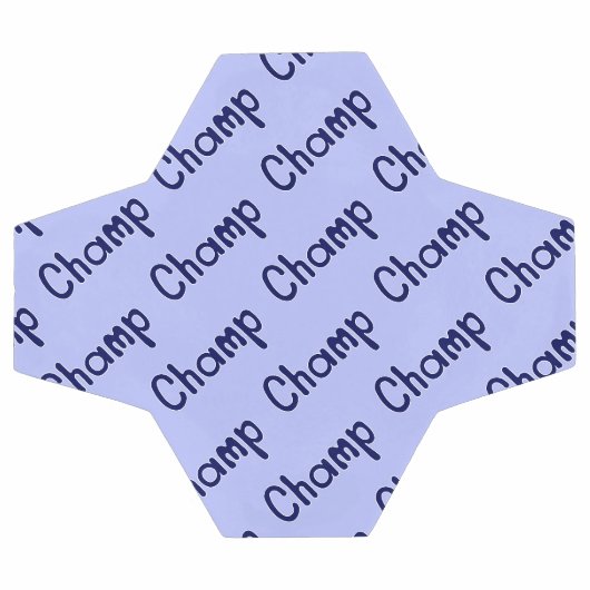 Champ Pattern - Blau Fußball (Flach)