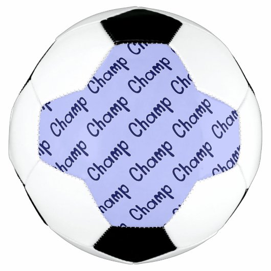 Champ Pattern - Blau Fußball (Vorderseite)