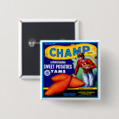 Champ Süßkartoffeln Button (Vorne & Hinten)