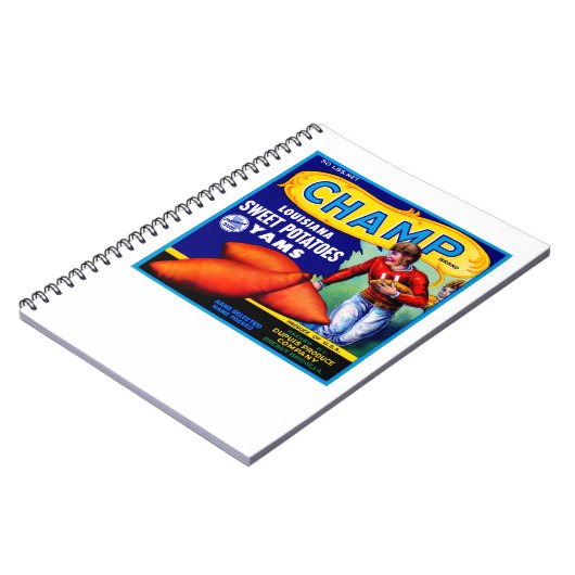 Champ Sweet Potato Notizblock (Linke Seite)