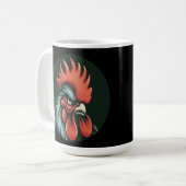 Champ the Grumpy Rooster Mug Kaffeetasse (Vorderseite Links)