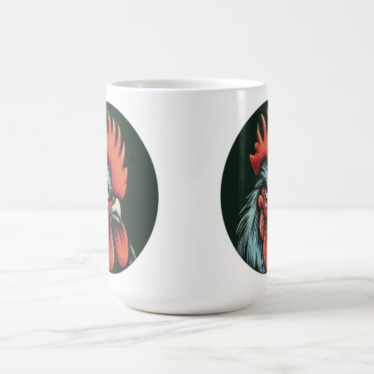 "Champ the Grumpy Rooster" Mug Kaffeetasse (Mittel)