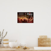 Champ und ein bisschen Sonnenschein - Horizontales Poster (Küche)