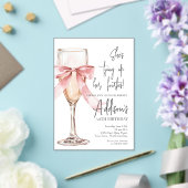 Champagne 50th Birthday Party Invitation Acryleinladungen (In Situ (Hochzeit))