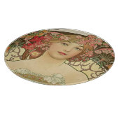 Champagne Alphonse Mucha Cutting Board Schneidebrett (Ecke)