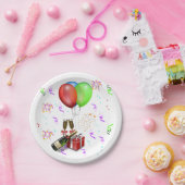 Champagne and Confetti New Years Pappteller (Party)