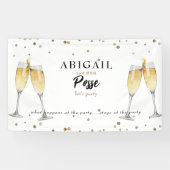 Champagne Bachelorette Posse Party Banner (Horizontal)