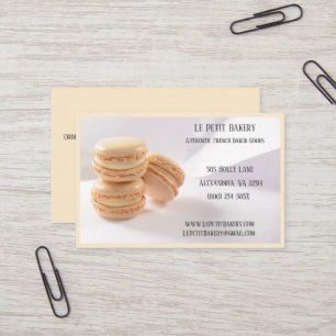 Champagne Bakery Baker Konditorei Koch Vanilla Mac Visitenkarte