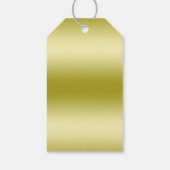 Champagne & Balloons 40. Geburtstag Geschenkanhänger (Rückseite)