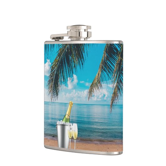 Champagne Beach Flask Flachmann (Links)
