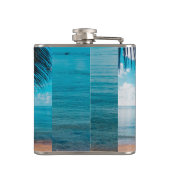 Champagne Beach Flask Flachmann (Rückseite)