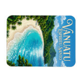 Champagne Beach Vanuatu Magnet (Horizontal)