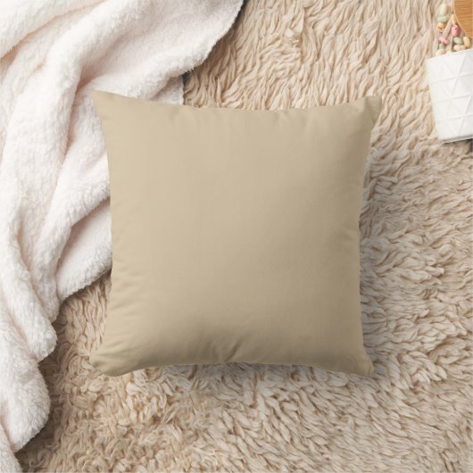 Champagne Beige Kissen (Decke)