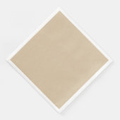 Champagne Beige  Serviette (Ecke)