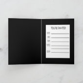 Champagne bekorkt Karte - Sie werden eingeladen (Innenseite)