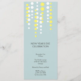 Champagne-Blase blaues modernes Einladung