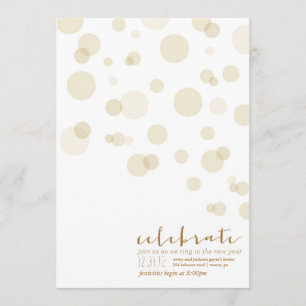 Champagne-Blasen - Silvester-Party Einladung