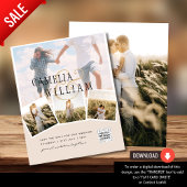 Champagne Blush FOTO Save the Date QRcode Website