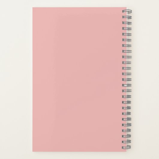 Champagne Blush Modernes Brautparty Gästebuch Notizblock (Rückseite)