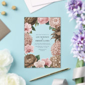 Champagne Blush, Oyster Pink & Latte Beige Wedding Acryleinladungen (In Situ (Hochzeit))