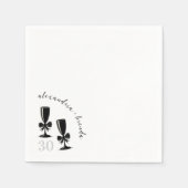 Champagne Bow Serviette (Vorderseite)