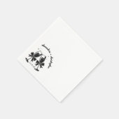 Champagne Bows Serviette (Ecke)