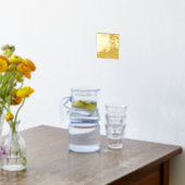 Champagne Breeze abstrakte Foto Foil Prints Foliendrucke (Ablage(Küche))