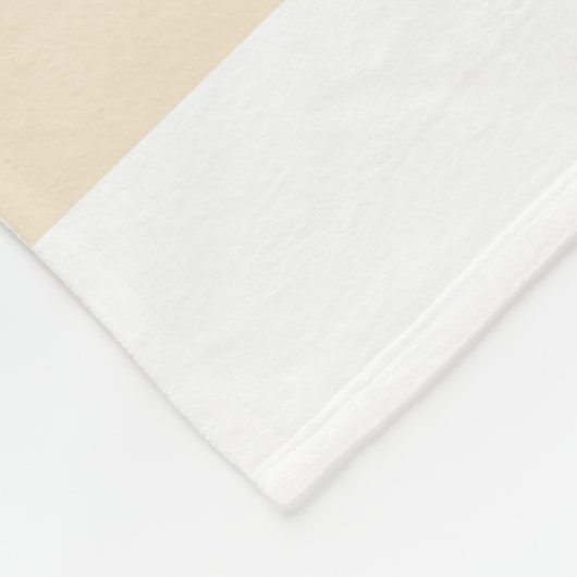 Champagne Brown Fleecedecke (Ecke)