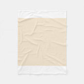 Champagne Brown Fleecedecke (Vorderseite)