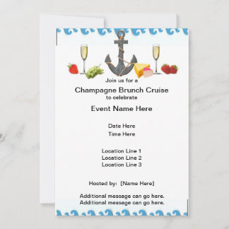 Champagne Brunch Lounge Einladung
