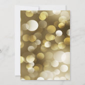 Champagne Bubbles Bridal Dusche Einladung (Rückseite)