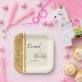 Champagne Bubbles Brunch Bubbly Brautparty Pappteller (Party)