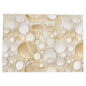 Champagne Bubbles Celebration Geschenktasche Große Geschenktüte (Rückseite)