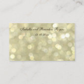 Champagne Bubbles Escortkarte Platzkarte (Rückseite)