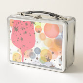 Champagne Bubbles Metall Brotdose (Vorderseite)