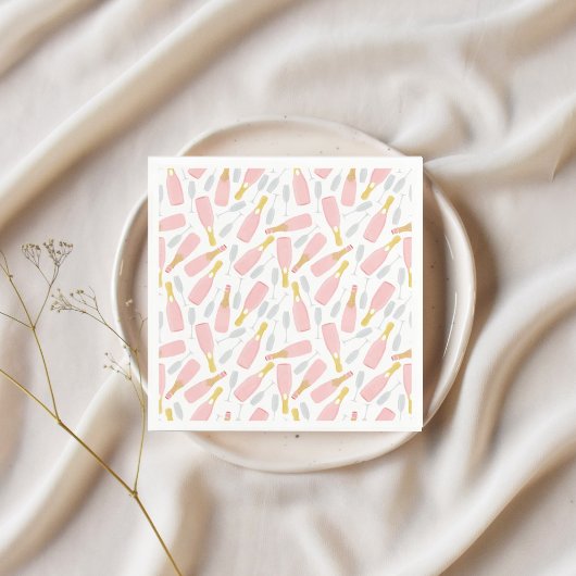 Champagne & Bubbles Musterpapier Napkins Serviette